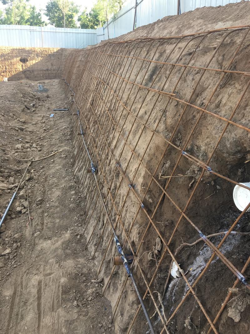 保定阜平县边坡加固